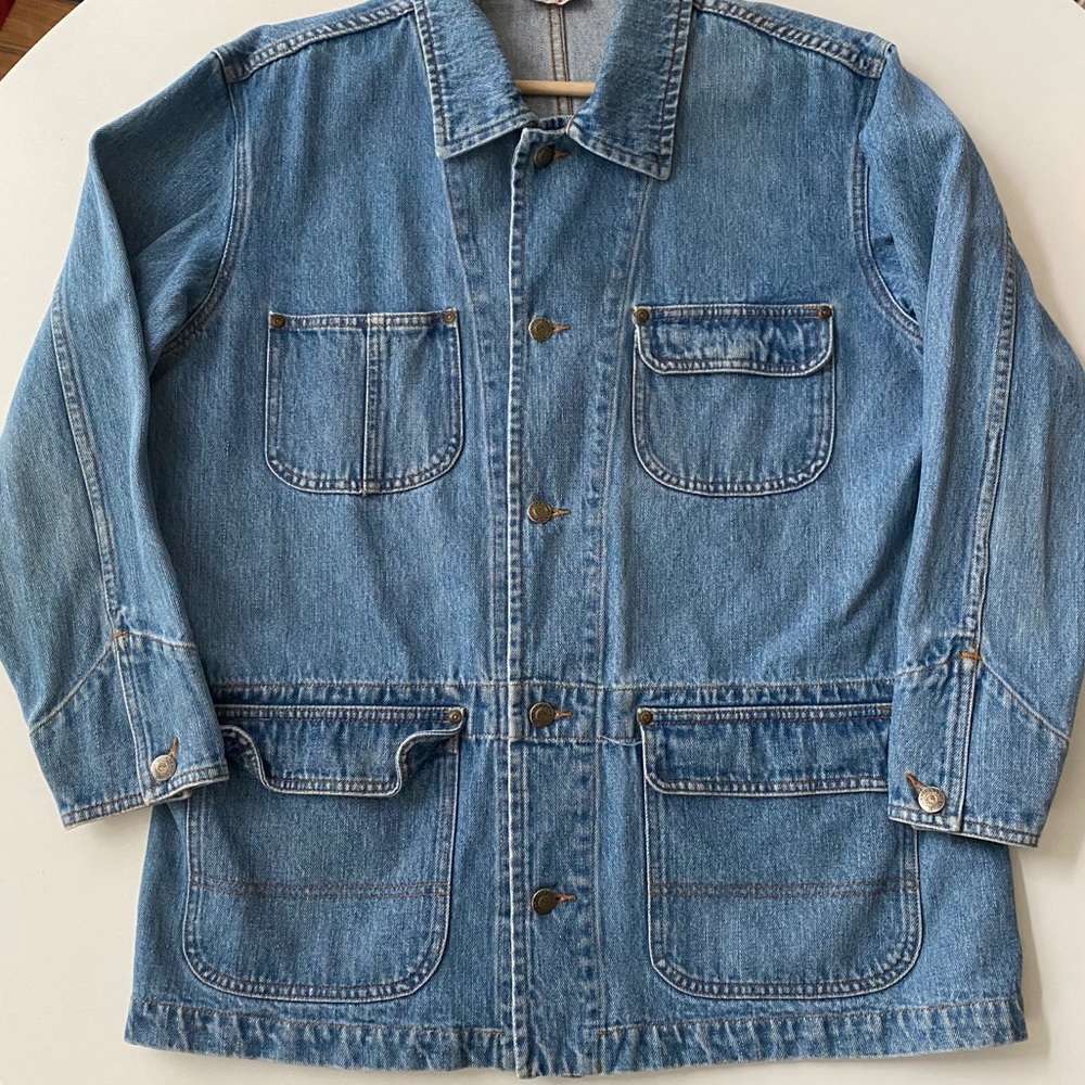 Vintage Denim Chore Coat